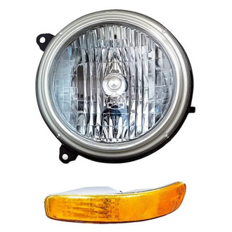 Eagle Eyes® - 2-Piece Kit (Driver Side Headlight, Driver Side Turn Signal/Parking Light) (Standard Line)
