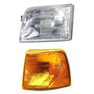 Eagle Eyes® - 2-Piece Kit (Driver Side Headlight, Driver Side Turn Signal/Corner Light) (Standard Line)