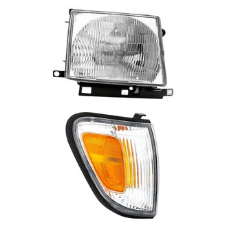 Eagle Eyes® - 2-Piece Kit (Passenger Side Headlight, Passenger Side Turn Signal/Corner Light) (Standard Line)