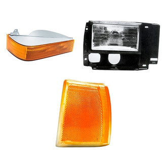 Eagle Eyes® - 3-Piece Kit (Passenger Side Headlight, Passenger Side Turn Signal/Corner Light, Passenger Side Turn Signal/Parking Light) (Standard Line)