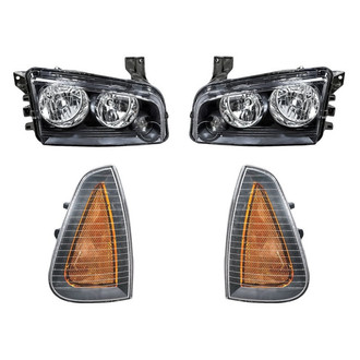 Eagle Eyes® - 4-Piece Kit (Driver and Passenger Side Headlights, Driver and Passenger Side Turn Signal/Corner Lights) (Standard Line)