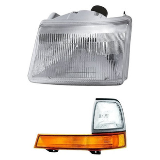Eagle Eyes® - 2-Piece Kit (Driver Side Headlight, Driver Side Turn Signal/Parking Light) (Standard Line)