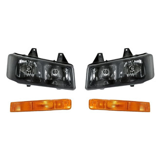 Eagle Eyes® - 4-Piece Kit (Driver and Passenger Side Headlights, Driver and Passenger Side Turn Signal/Parking Lights) (Standard Line)