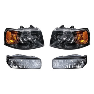Eagle Eyes® - 4-Piece Kit (Driver and Passenger Side Headlights, Driver and Passenger Side Fog Lights) (Standard Line)