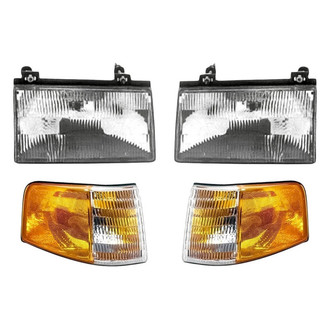Eagle Eyes® - 4-Piece Kit (Driver and Passenger Side Headlights, Driver and Passenger Side Turn Signal/Corner Lights) (Standard Line)
