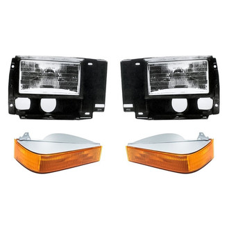 Eagle Eyes® - 4-Piece Kit (Driver and Passenger Side Headlights, Driver and Passenger Side Turn Signal/Parking Lights) (Standard Line)