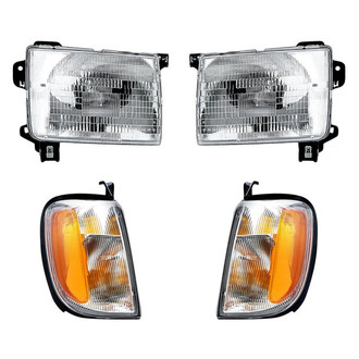 Eagle Eyes® - 4-Piece Kit (Driver and Passenger Side Headlights, Driver and Passenger Side Turn Signal/Corner Lights) (Standard Line)