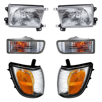 Eagle Eyes® - 6-Piece Kit (Driver and Passenger Side Headlights, Driver and Passenger Side Turn Signal/Corner Lights, Driver and Passenger Side Turn Signal/Parking Lights) (Standard Line)