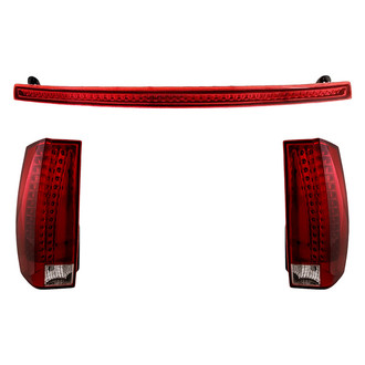 Eagle Eyes® - Driver and Passenger Side Replacement 3-Piece Kit (Driver and Passenger Side Tail Lights, 3rd Brake Light) (Standard Line)