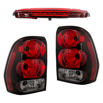 Eagle Eyes® - Driver and Passenger Side Replacement 3-Piece Kit (Driver and Passenger Side Tail Lights, 3rd Brake Light) (Standard Line)