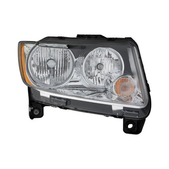 Eagle Eyes® - Passenger Side Replacement Headlight Lens and Housing (Standard Line)