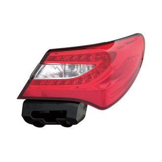 Eagle Eyes® - Passenger Side Replacement Tail Light Lens and Housing (Standard Line)