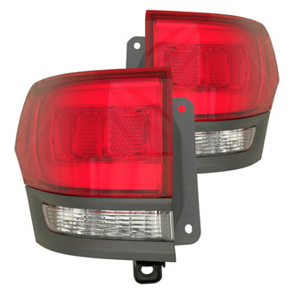 Eagle Eyes® - Driver and Passenger Side Outer Replacement Tail Lights (Standard Line)