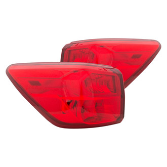 Eagle Eyes® - Driver and Passenger Side Outer Replacement Tail Lights (Standard Line)