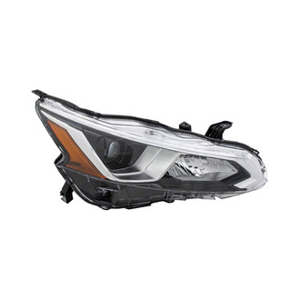 Eagle Eyes® - Passenger Side Replacement Headlight (CAPA Certified)
