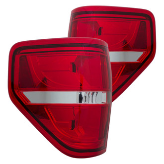 Eagle Eyes® - Driver and Passenger Side Euro Tail Light Lens and Housing