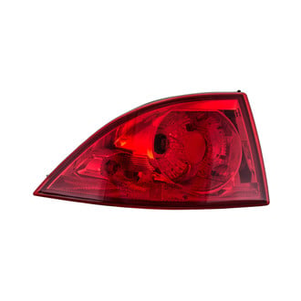 Eagle Eyes® - Driver Side Outer Replacement Tail Light Lens and Housing (Standard Line)