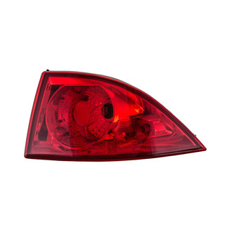 Eagle Eyes® - Passenger Side Outer Replacement Tail Light Lens and Housing (Standard Line)