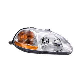 Eagle Eyes® - Passenger Side Replacement Headlight Lens and Housing (Standard Line)
