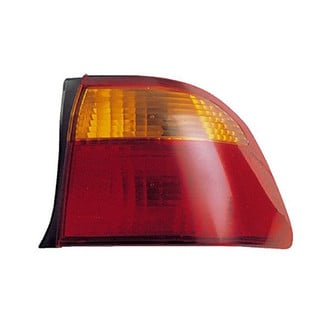 Eagle Eyes® - Passenger Side Outer Replacement Tail Light Lens and Housing (Standard Line)