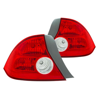 Eagle Eyes® - Driver and Passenger Side Outer Replacement Tail Lights (Standard Line)