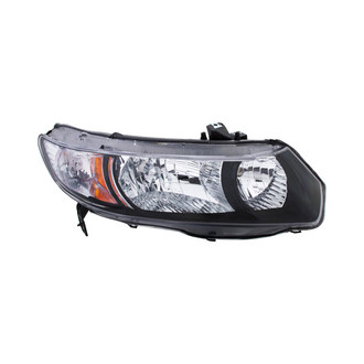 Eagle Eyes® - Passenger Side Replacement Headlight Lens and Housing (Standard Line)