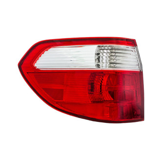 Eagle Eyes® - Driver Side Outer Replacement Tail Light Lens and Housing (Standard Line)