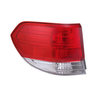 Eagle Eyes® - Driver Side Outer Replacement Tail Light Lens and Housing (Standard Line)