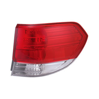 Eagle Eyes® - Passenger Side Outer Replacement Tail Light Lens and Housing (Standard Line)