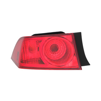 Eagle Eyes® - Driver Side Outer Replacement Tail Light Lens and Housing (Standard Line)