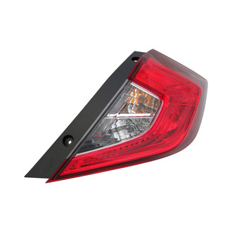 Eagle Eyes® - Passenger Side Outer Replacement Tail Light (CAPA Certified)