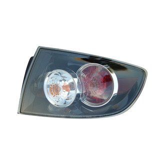 Eagle Eyes® MZ252-B100R - Passenger Side Outer Replacement Tail Light (Standard Line)