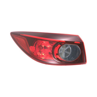 Eagle Eyes® MZ272-B000L - Driver Side Outer Replacement Tail Light (Standard Line)