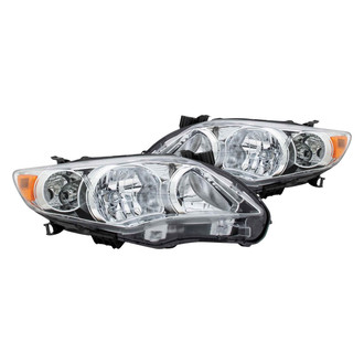 Eagle Eyes® - Driver and Passenger Side Replacement Headlights Lens and Housing (Standard Line)