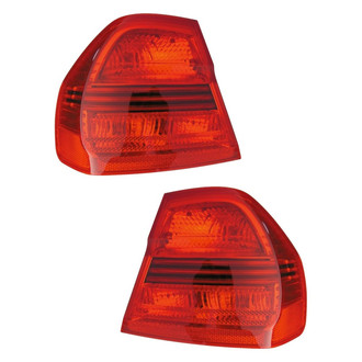 Eagle Eyes® - Driver and Passenger Side Outer Replacement Tail Lights (Standard Line)
