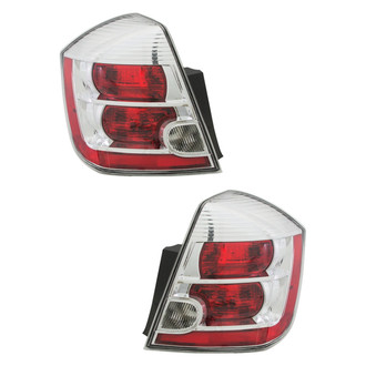 Eagle Eyes® - Driver and Passenger Side Replacement Tail Light Lens and Housings (Standard Line)