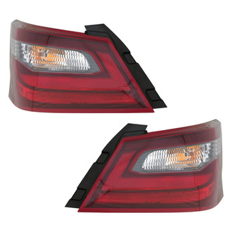 Eagle Eyes® - Driver and Passenger Side Outer Replacement Tail Lights (Standard Line)