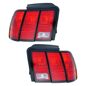 Eagle Eyes® - Driver and Passenger Side Replacement Tail Light Lens and Housings (Standard Line)