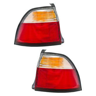 Eagle Eyes® - Driver and Passenger Side Outer Replacement Tail Lights (Standard Line)