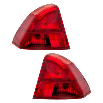 Eagle Eyes® - Driver and Passenger Side Outer Replacement Tail Lights (Standard Line)