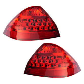 Eagle Eyes® - Driver and Passenger Side Outer Replacement Tail Light Lens and Housings (Standard Line)