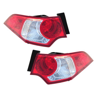 Eagle Eyes® - Driver and Passenger Side Outer Replacement Tail Lights (Standard Line)