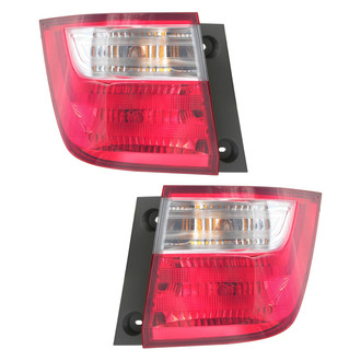 Eagle Eyes® - Driver and Passenger Side Outer Replacement Tail Lights (Standard Line)