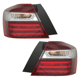 Eagle Eyes® - Driver and Passenger Side Outer Replacement Tail Lights (Standard Line)