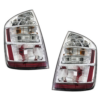 Eagle Eyes® - Driver and Passenger Side Replacement Tail Light Lens and Housings (Standard Line)
