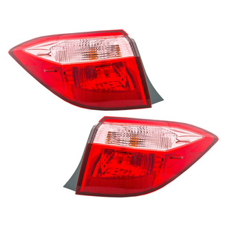 Eagle Eyes® - Driver and Passenger Side Outer Replacement Tail Lights (Standard Line)
