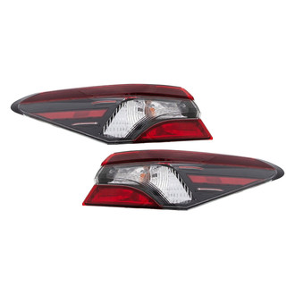 Eagle Eyes® - Driver and Passenger Side Outer Replacement Tail Lights (Standard Line)