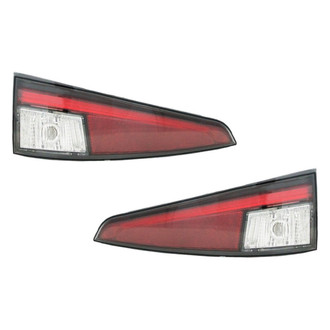 Eagle Eyes® - Driver and Passenger Side Lower Replacement Backup Light Lens and Housings (CAPA Certified)