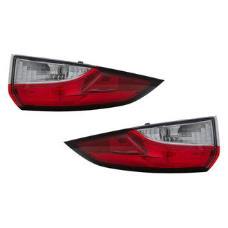 Eagle Eyes® - Driver and Passenger Side Outer Replacement Tail Lights (Standard Line)