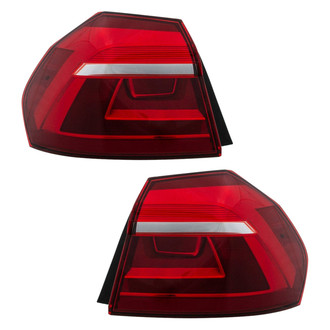 Eagle Eyes® - Driver and Passenger Side Outer Replacement Tail Lights (Standard Line)